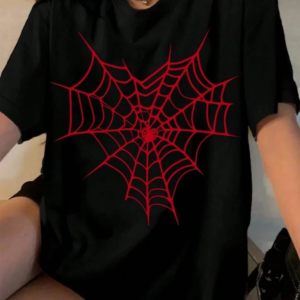 Baskılı Kadın T-shirt - Siyah