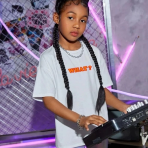 Çocuk Unisex Baskılı T-Shirt - Beyaz