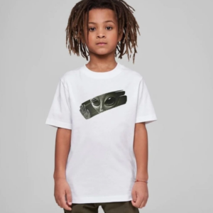 Çocuk Unisex Baskılı T-Shirt - Beyaz