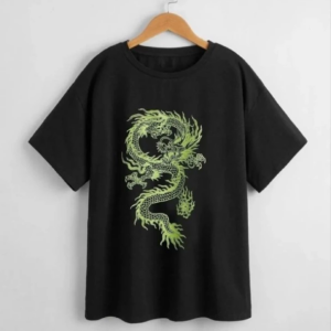 Çocuk Unisex Baskılı T-Shirt - Siyah