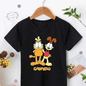 Çocuk Unisex Baskılı T-Shirt - Siyah