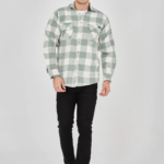 Erkek Oduncu Gömlek - Yeşil