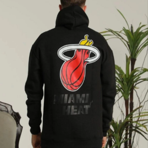 Erkek Sırt Baskılı Oversize Üç İplik Kapüşonlu Sweatshirt - Siyah