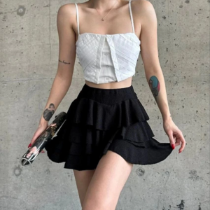 Kadın Mykonos Etek - Siyah