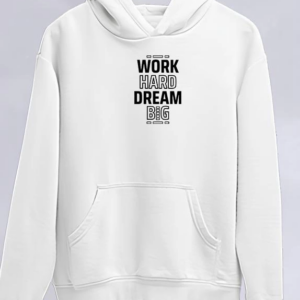 Kışlık Üç İplik Kapüşonlu SweatShirt - Beyaz