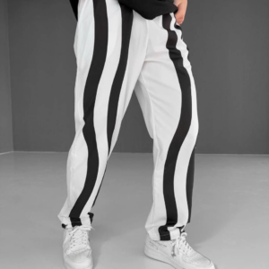 Paraşüt Kumaş Eşofman - Beyaz