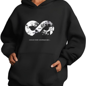 Üç İplik kapüşonlu 10 Kasıma Özel SweatShirt - Siyah