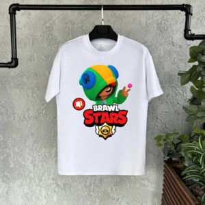 Unisex Baskılı Kısa Kol Çocuk T-Shirt - Beyaz