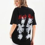 Kadın Baskılı Oversize - Siyah