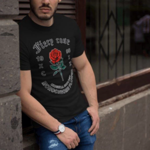 Erkek Bisiklet Yaka Baskılı Oversize T-Shirt - Siyah