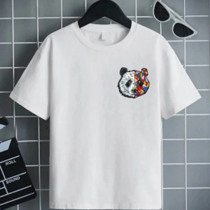 Unisex Çocuk Baskılı T-Shirt - Beyaz