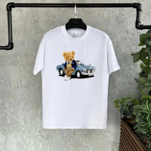 Unisex Çocuk Baskılı T-Shirt - Beyaz