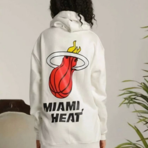 Kadın Kapşonlu Baskılı Sweetshirt - Beyaz