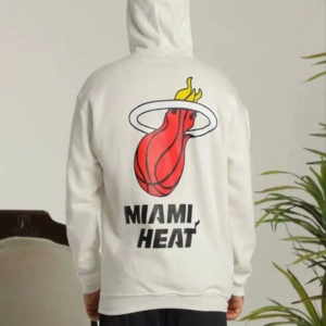 ERKEK Kapşonlu Baskılı Sweetshirt - Beyaz