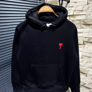 Kadın Kapşonlu Baskılı Sweetshirt - Siyah