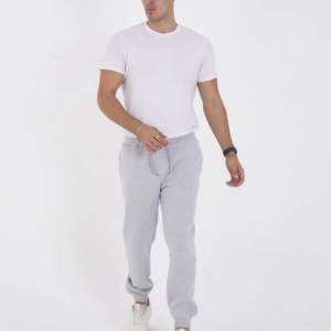 ERKEK Kışlık Üç İplik Lastikli Eşofman Pantolon - Gri