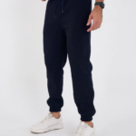 ERKEK Kışlık Üç İplik Lastikli Eşofman Pantolon - Lacivert