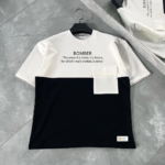 ERKEK Torba Cep Detaylı  Parçalı T-Shirt - Siyah