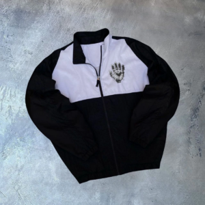 ERKEK Uzun Kollu Paraşüt Kumaş Rüzgarlik - Siyah