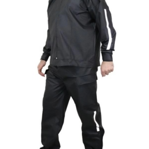 Yağmurluk Takım (Bahçıvan Tipi Askılı Pantolon ve Mont) - Siyah