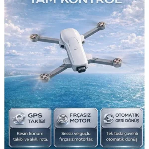 P80 GPS Drone Çift Kameralı Fırçasız Motor Akıllı Uçuş Katlanabilir