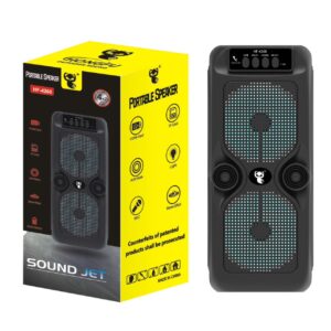 Hongfu HF-4260 Sound Jet Mikrofonlu Bluetooth Hoparlör Çift Hoparlörlü Taşınabilir Ses Sistemi
