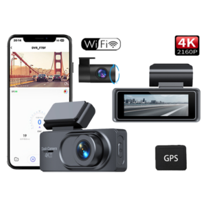 4K WiFi Araç İçi Kamera – Mini Dash Cam + Mobil Uygulama Destekli