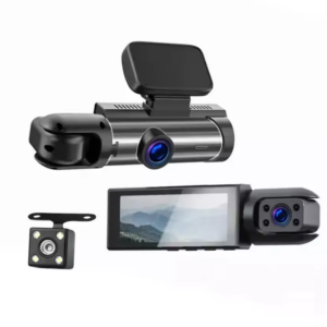 Super HD 1296P Araç İçi Kamera – Çift Kameralı Dash Cam + Geri Görüş Desteği