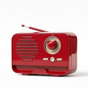 Mini-1 Retro Bluetooth Hoparlör – Nostaljik Tasarım FM Radyo & TF Kart Destekli Speaker