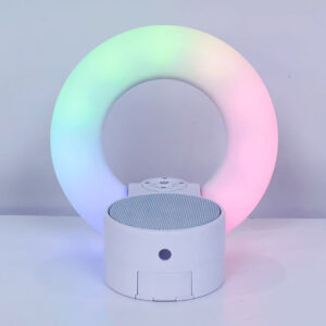 PL-4343 RGB Ring Light Hoparlör Telefon Tutuculu LED Işık Bluetooth Speaker