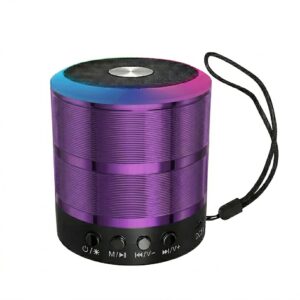 PL-4441 Bluetooth Hoparlör RGB Işıklı Kablosuz Speaker TWS Destekli USB TF FM