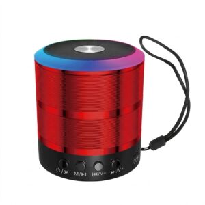 PL-4441 Bluetooth Hoparlör RGB Işıklı Kablosuz Speaker TWS Destekli USB TF FM