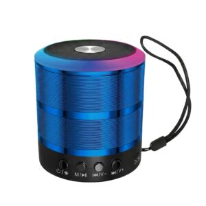 PL-4441 Bluetooth Hoparlör RGB Işıklı Kablosuz Speaker TWS Destekli USB TF FM