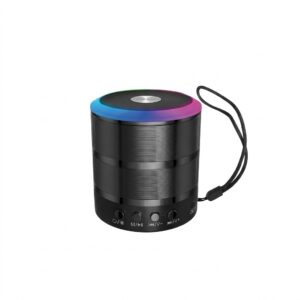 PL-4441 Bluetooth Hoparlör RGB Işıklı Kablosuz Speaker TWS Destekli USB TF FM