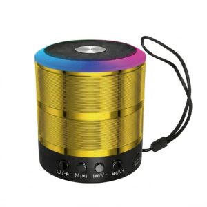 PL-4441 Bluetooth Hoparlör RGB Işıklı Kablosuz Speaker TWS Destekli USB TF FM