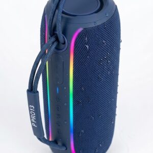 P PRO13 Taşınabilir Bluetooth Hoparlör – IPX6 Su Geçirmez, 12 Saat Pil, RGB Işık