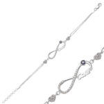 Gümüş Sonsuzluk Canım Bayan Bileklik