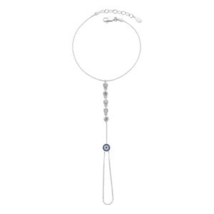 Gümüş Nazarlı Su Yolu Şahmeran Bileklik