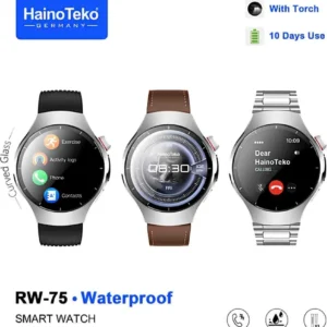 Haino Teko RW-75 WATERPROOF Akıllı Saat Suya Dayanıklı 3 Kordon Arama Bildirim Spor Takibi