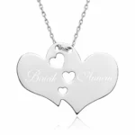 Gümüş Biricik Annem Yazılı Bayan Kolye