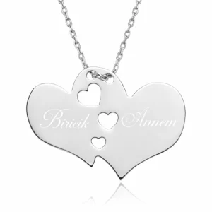 Gümüş Biricik Annem Yazılı Bayan Kolye