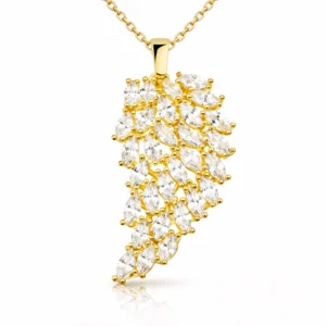 ​Gümüş Gold Melek Kanadı Bayan Kolye