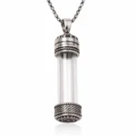 Gümüş İçi Açılabilen Muska Kabı Kolye