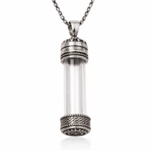 Gümüş İçi Açılabilen Muska Kabı Kolye