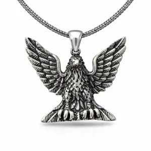 Gümüş Kartal Erkek Kolye
