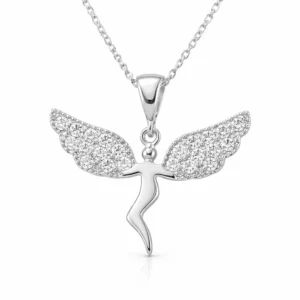 Gümüş Meleğim Bayan Kolye