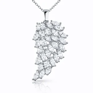 ​Gümüş Melek Kanadı Bayan Kolye