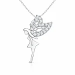 Gümüş Peri Kızı Kadın Kolye