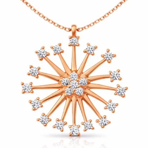 ​Gümüş Rose Çiçek Kadın Kolye