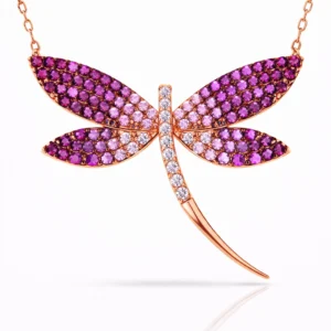 Gümüş Rose Yusufçuk Kadın Kolye